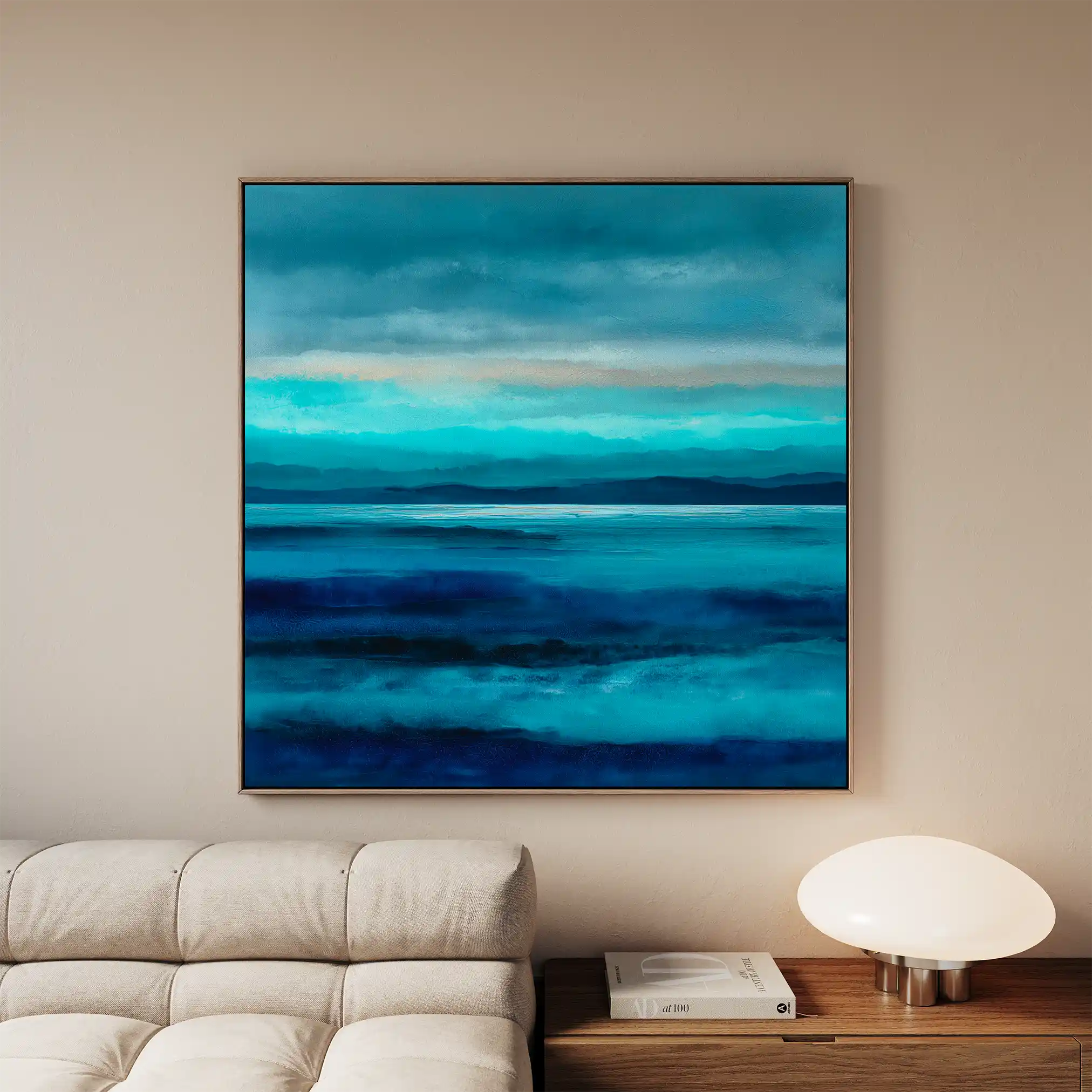 Abstract 912 Canvas Art 60 x 60 cm / Stretched on hidden frame