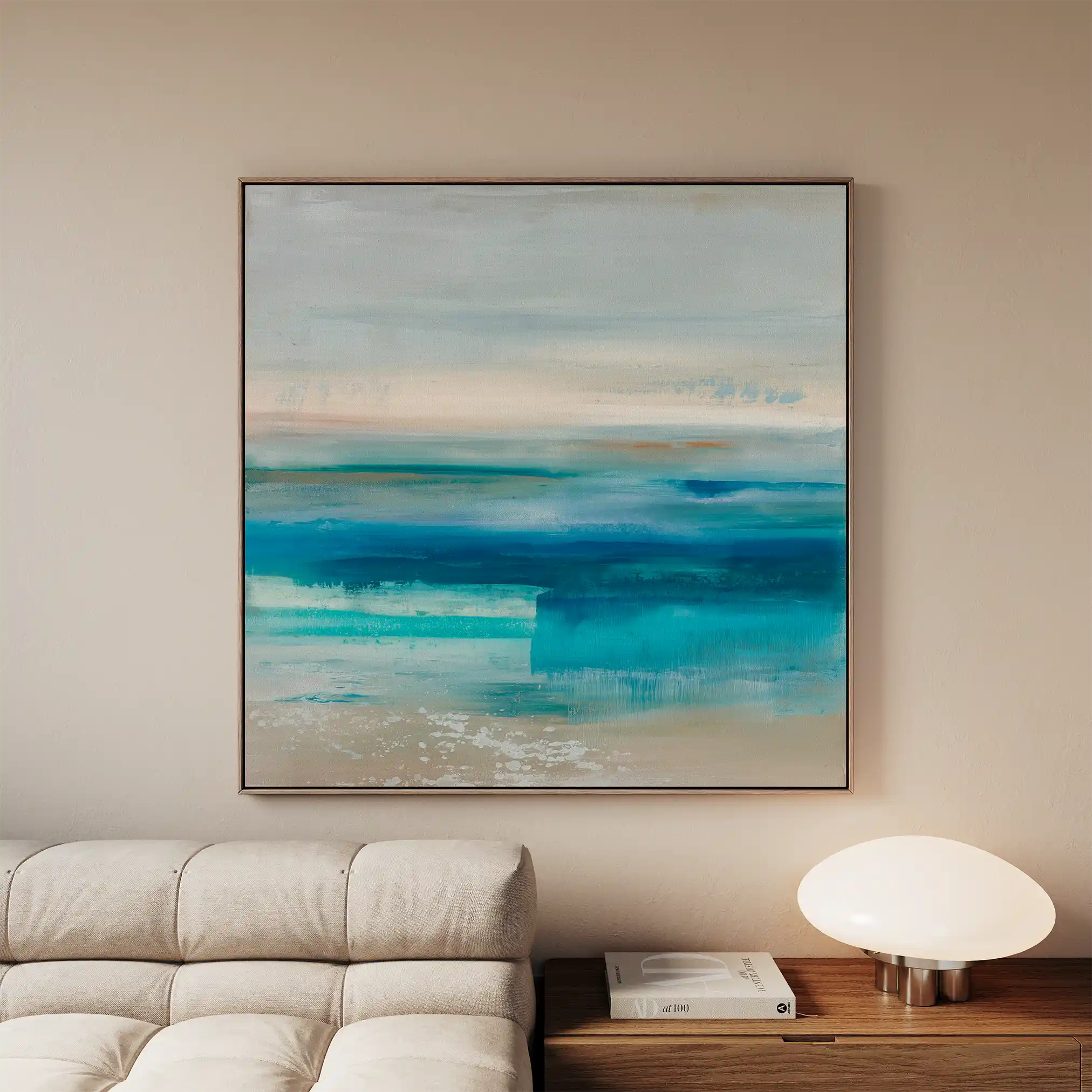 Abstract 913 Canvas Art 60 x 60 cm / Stretched on hidden frame