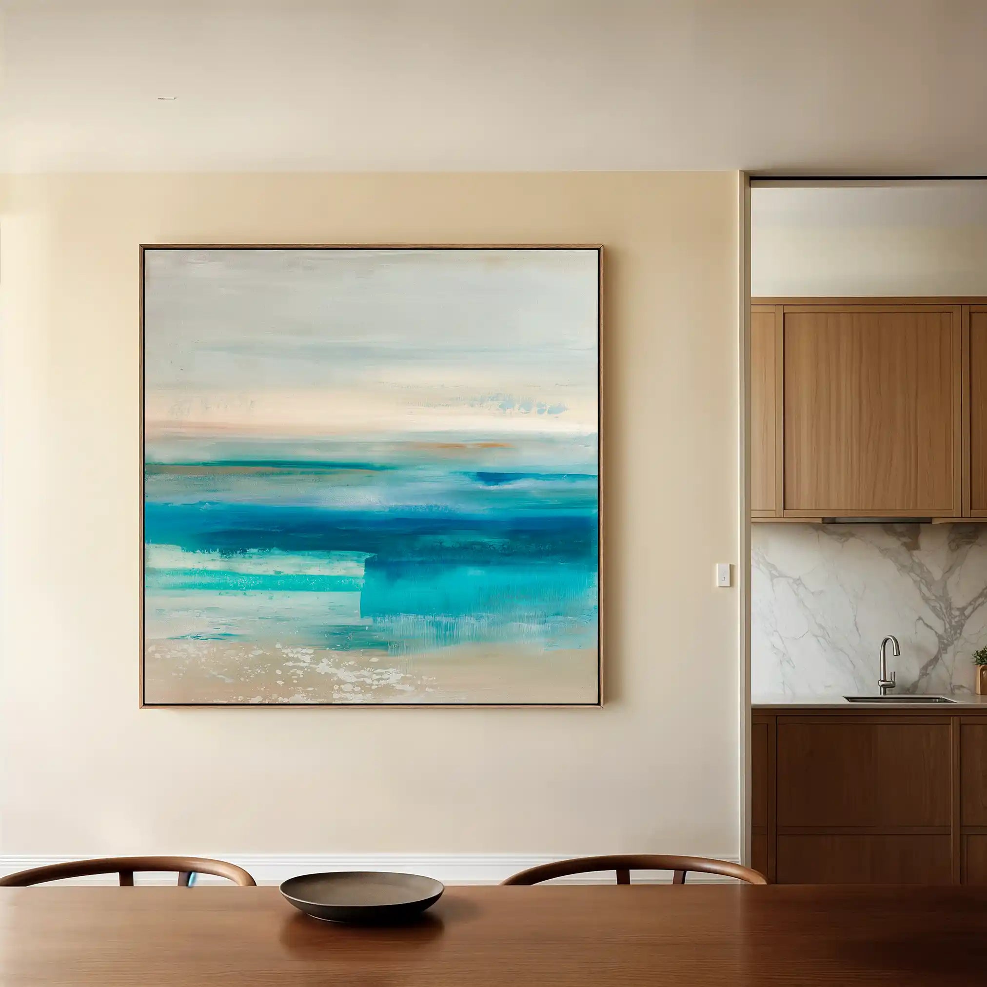 Abstract 913 Canvas Art 60 x 60 cm / Stretched on hidden frame