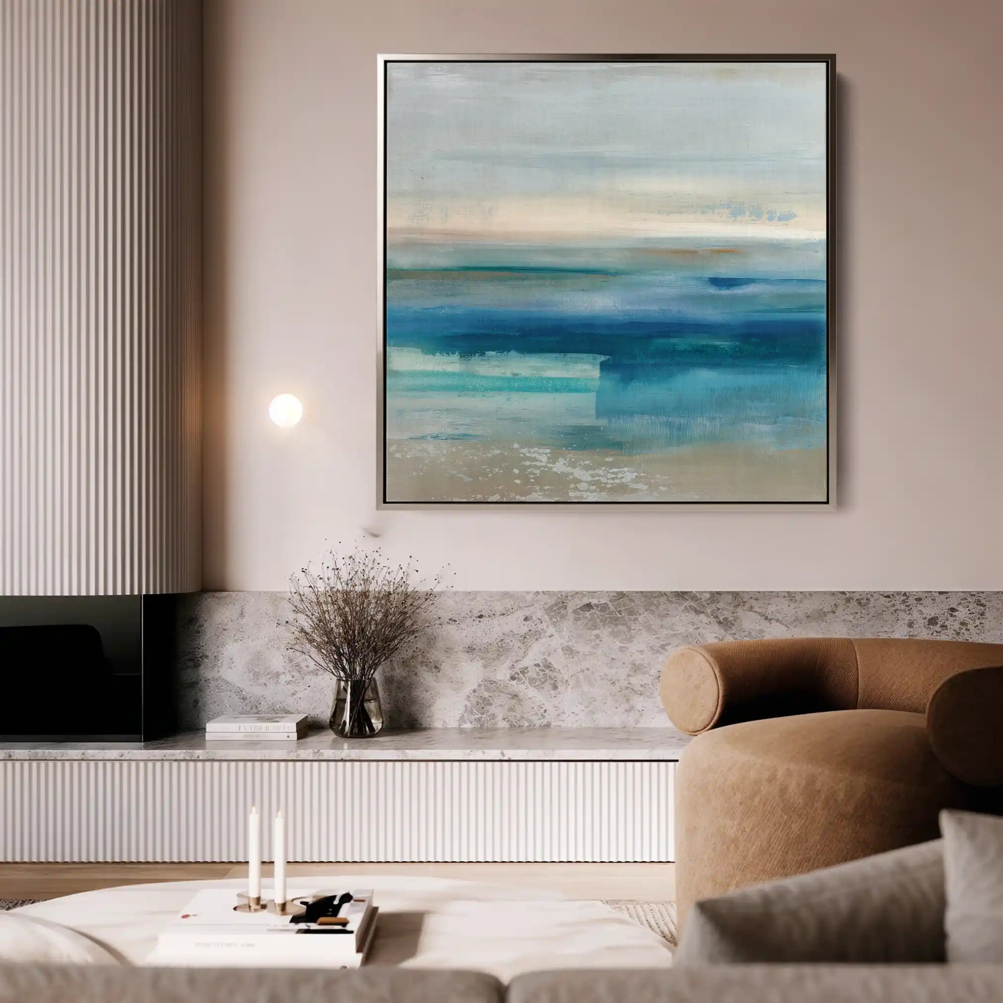 Abstract 913 Canvas Art 60 x 60 cm / Stretched on hidden frame