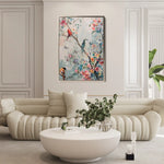 Floral Canvas Wall Art WAD914-F 90 x 60 cm / Stretched on hidden frame