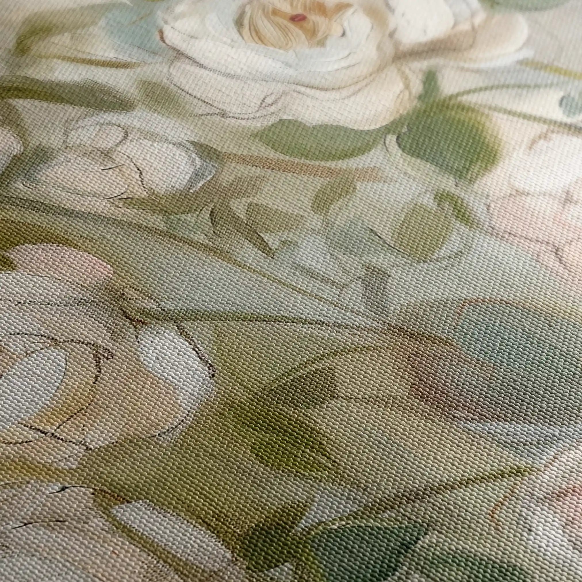 Floral Canvas Wall Art WAD915-F 90 x 60 cm / Stretched on hidden frame