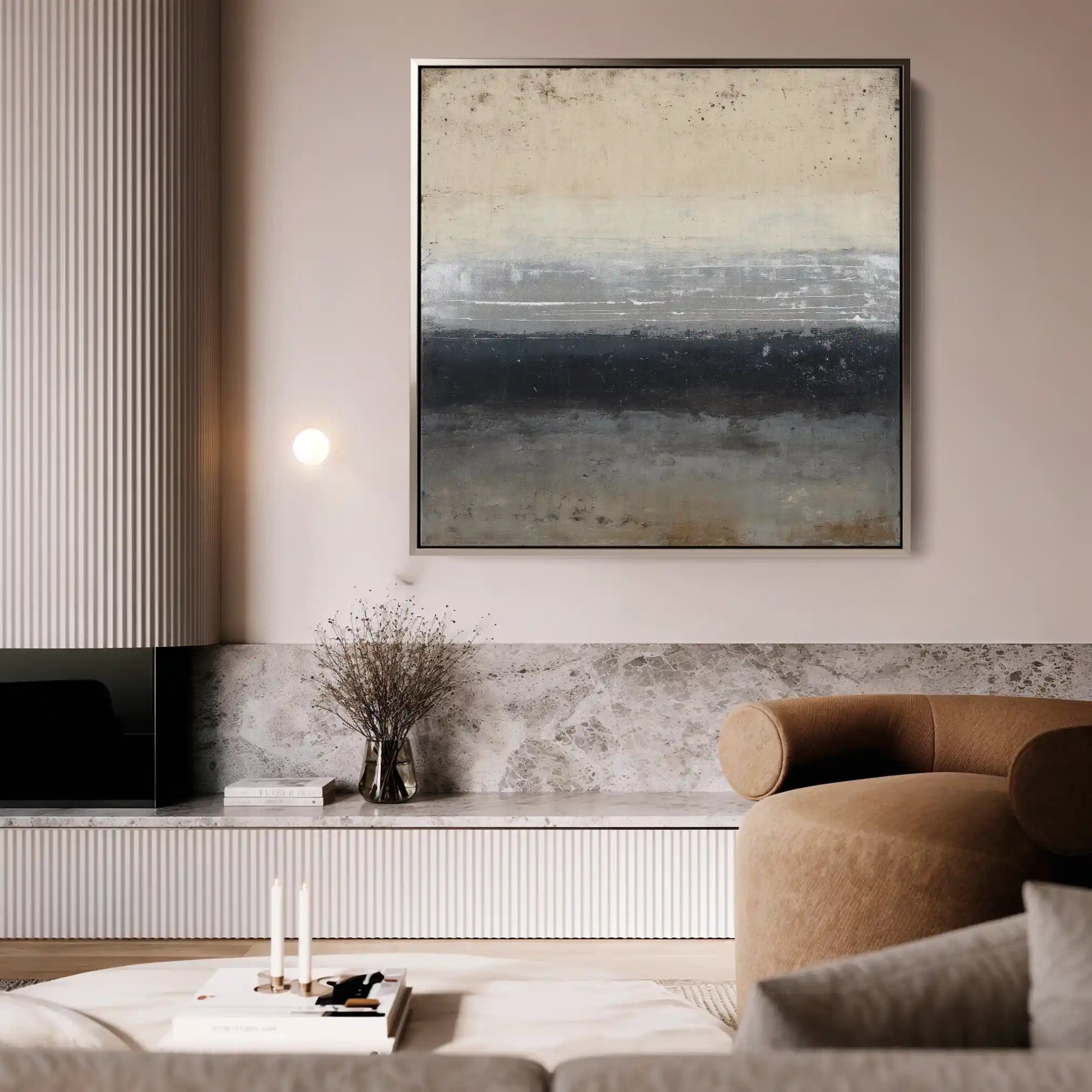 Abstract 916 Canvas Art 60 x 60 cm / Stretched on hidden frame