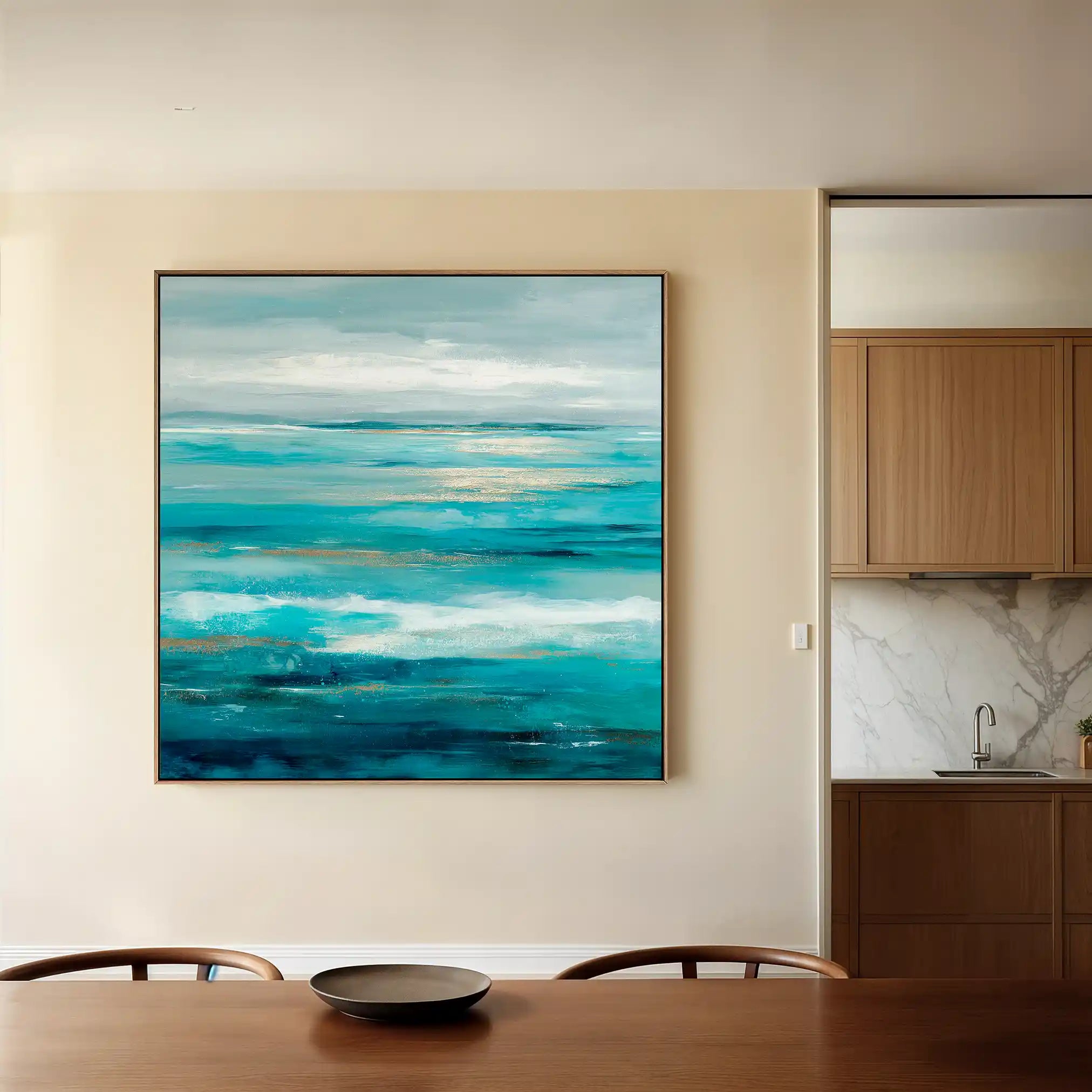 Abstract 918 Canvas Art 60 x 60 cm / Stretched on hidden frame