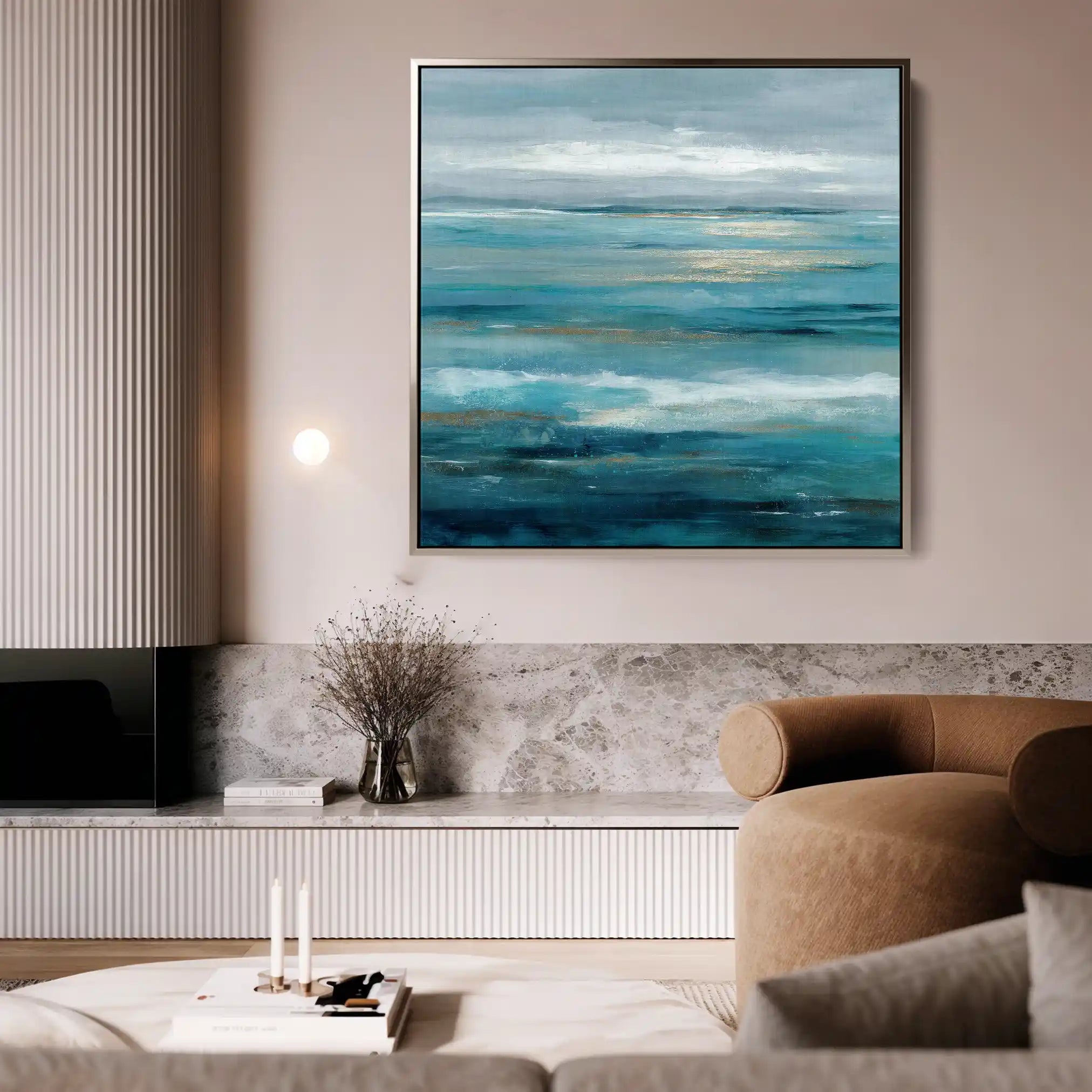 Abstract 918 Canvas Art 60 x 60 cm / Stretched on hidden frame