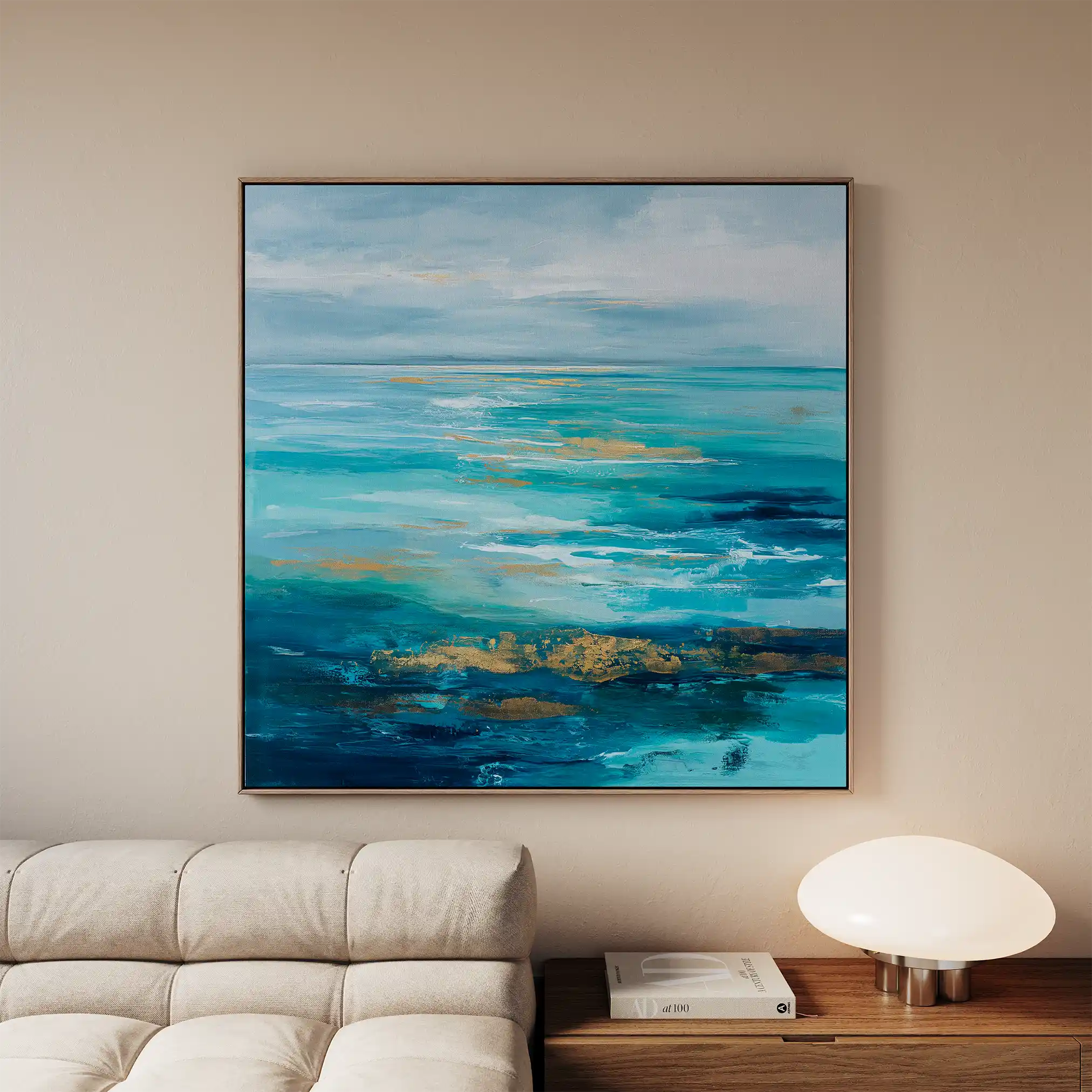 Abstract 919 Canvas Art 60 x 60 cm / Stretched on hidden frame