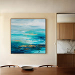 Abstract 919 Canvas Art 60 x 60 cm / Stretched on hidden frame
