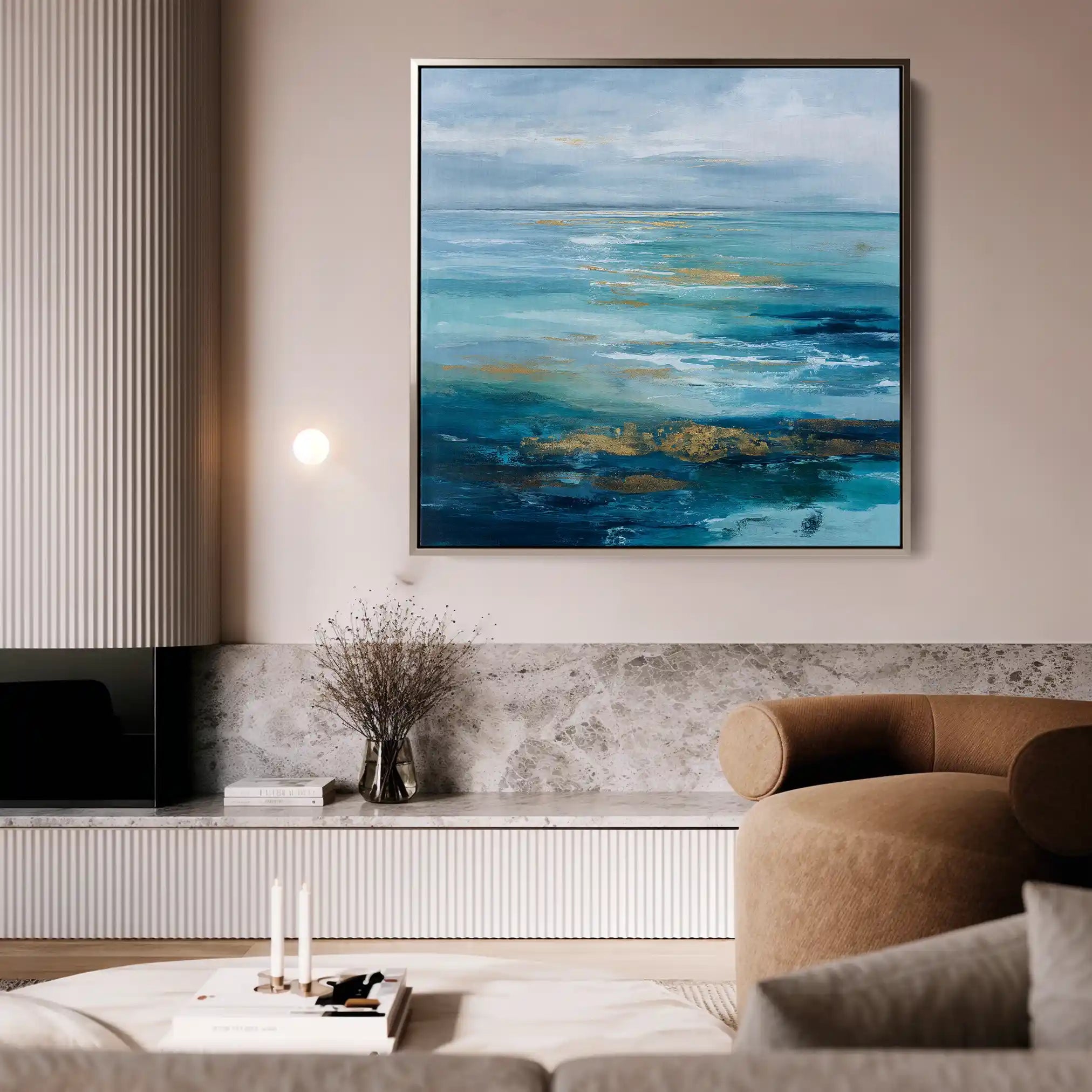 Abstract 919 Canvas Art 60 x 60 cm / Stretched on hidden frame