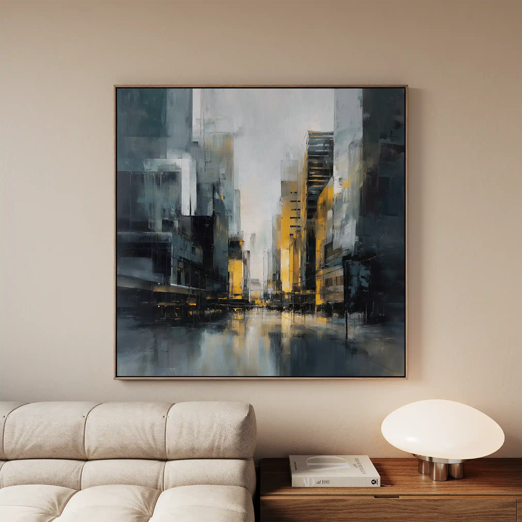 Abstract 920 Canvas Art 60 x 60 cm / Stretched on hidden frame