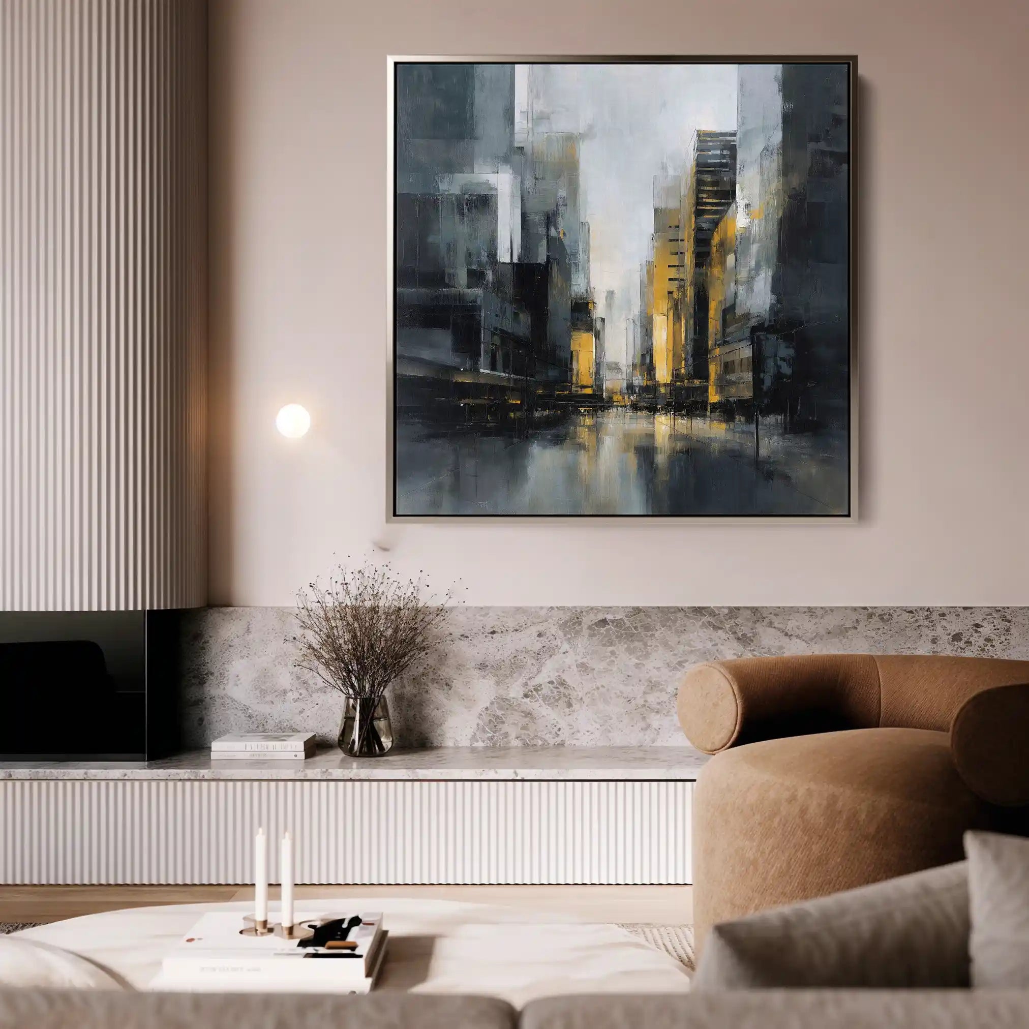 Abstract 920 Canvas Art 60 x 60 cm / Stretched on hidden frame