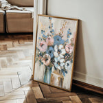Floral Canvas Wall Art WAD920-F 90 x 60 cm / Stretched on hidden frame