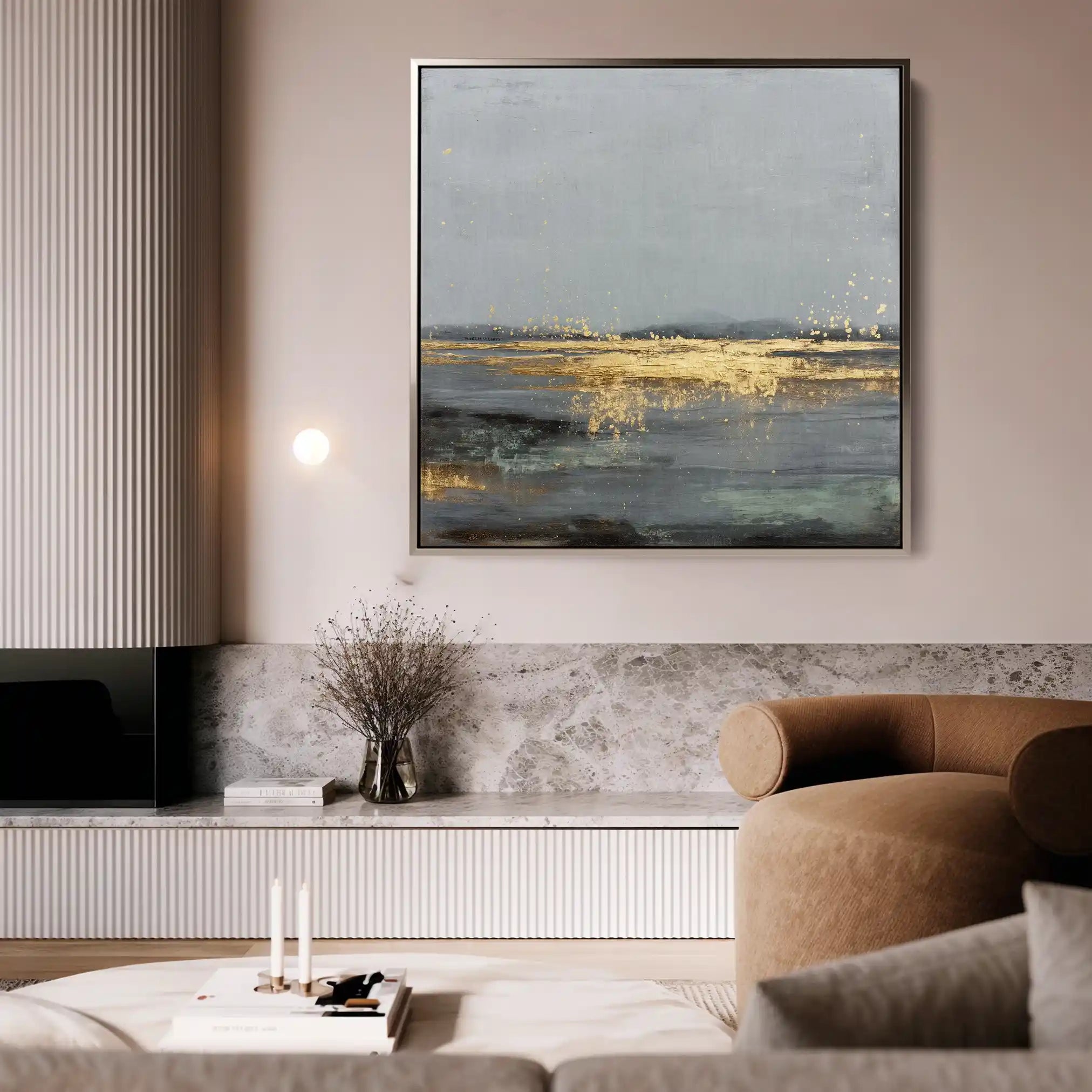 Abstract 921 Canvas Art 60 x 60 cm / Stretched on hidden frame