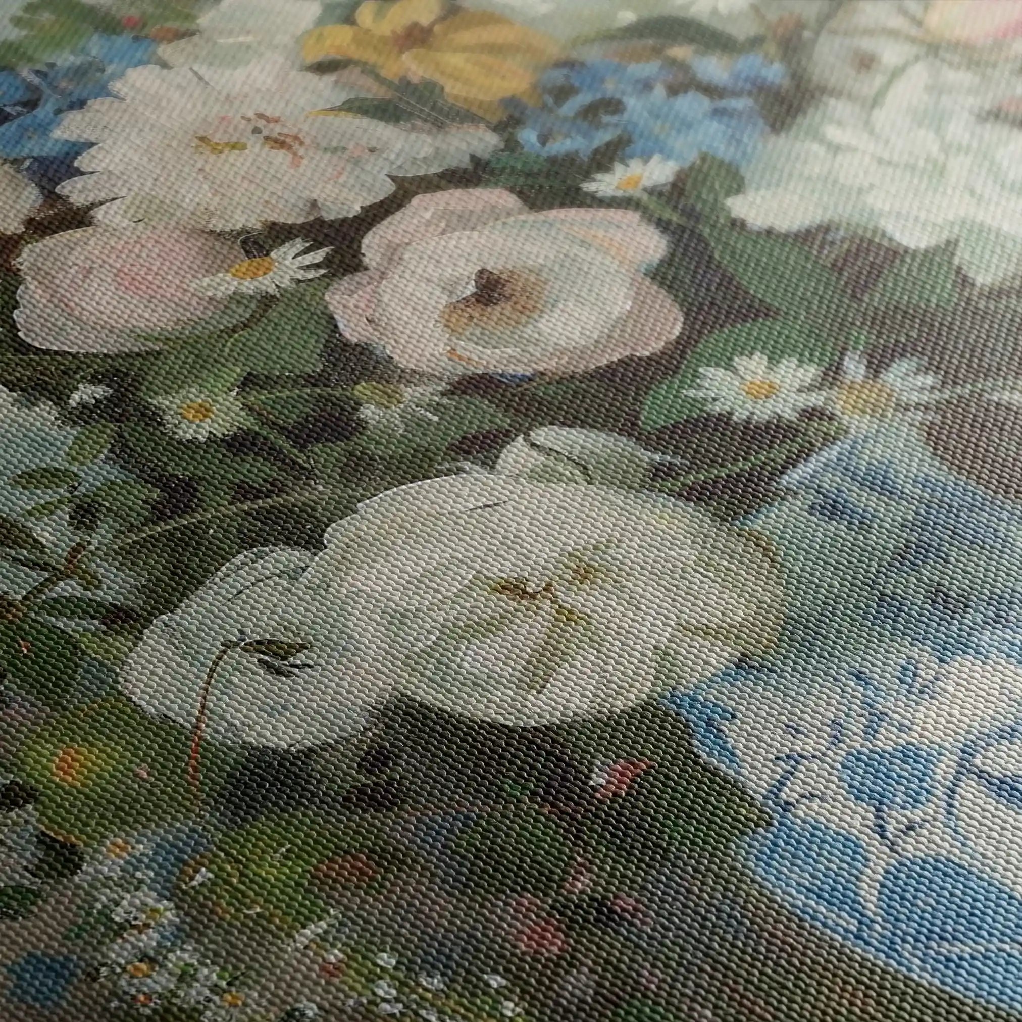 Floral Canvas Wall Art WAD921-F 90 x 60 cm / Stretched on hidden frame