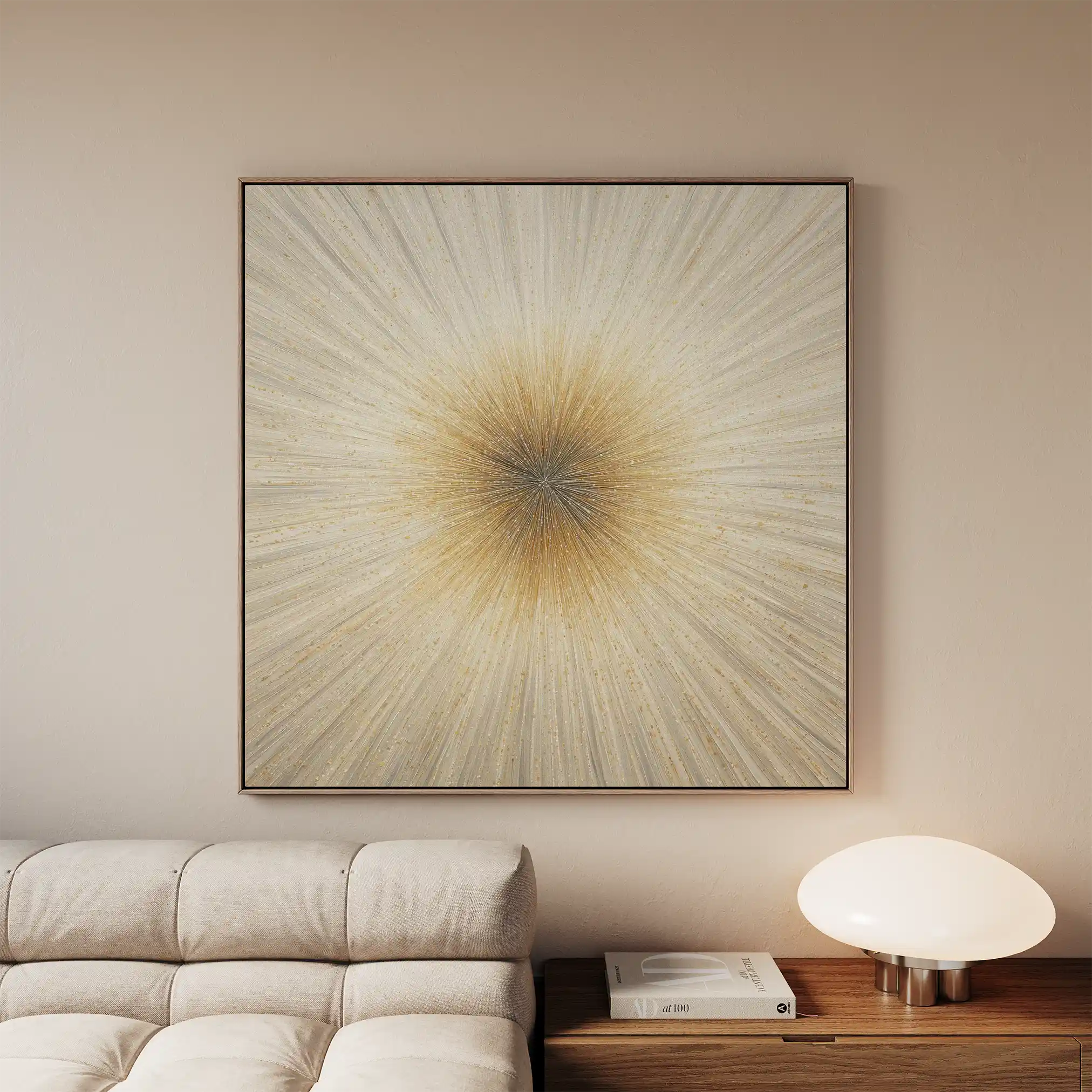 Abstract 923 Canvas Art 60 x 60 cm / Stretched on hidden frame