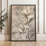 Floral Canvas Wall Art WAD923-F 90 x 60 cm / Stretched on hidden frame