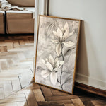 Floral Canvas Wall Art WAD923-F 90 x 60 cm / Stretched on hidden frame
