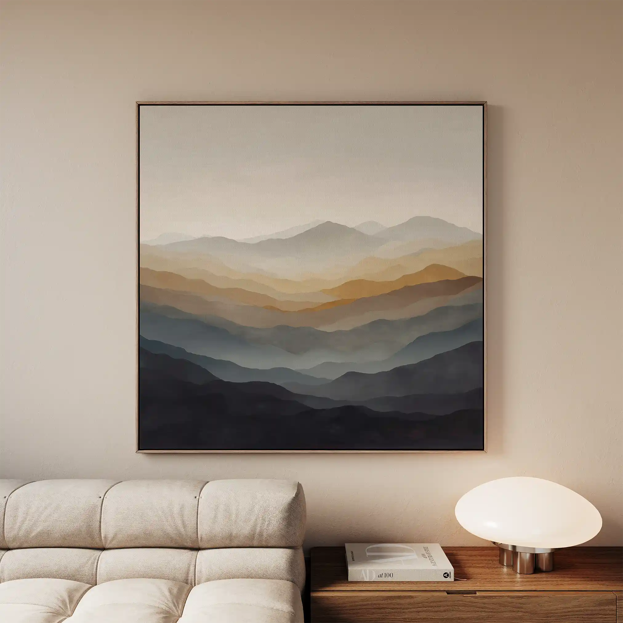 Abstract 924 Canvas Art 60 x 60 cm / Stretched on hidden frame