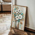 Floral Canvas Wall Art WAD924-F 90 x 60 cm / Stretched on hidden frame