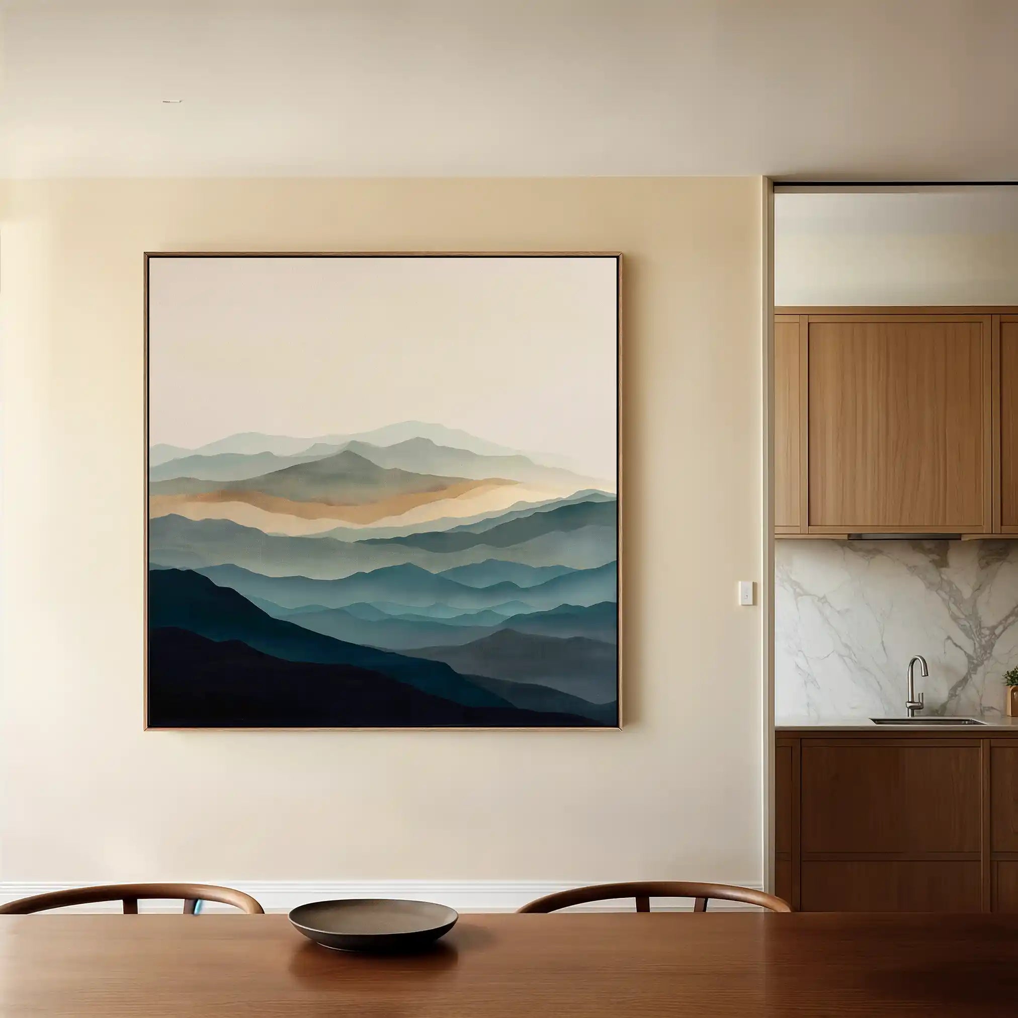 Abstract 925 Canvas Art 60 x 60 cm / Stretched on hidden frame