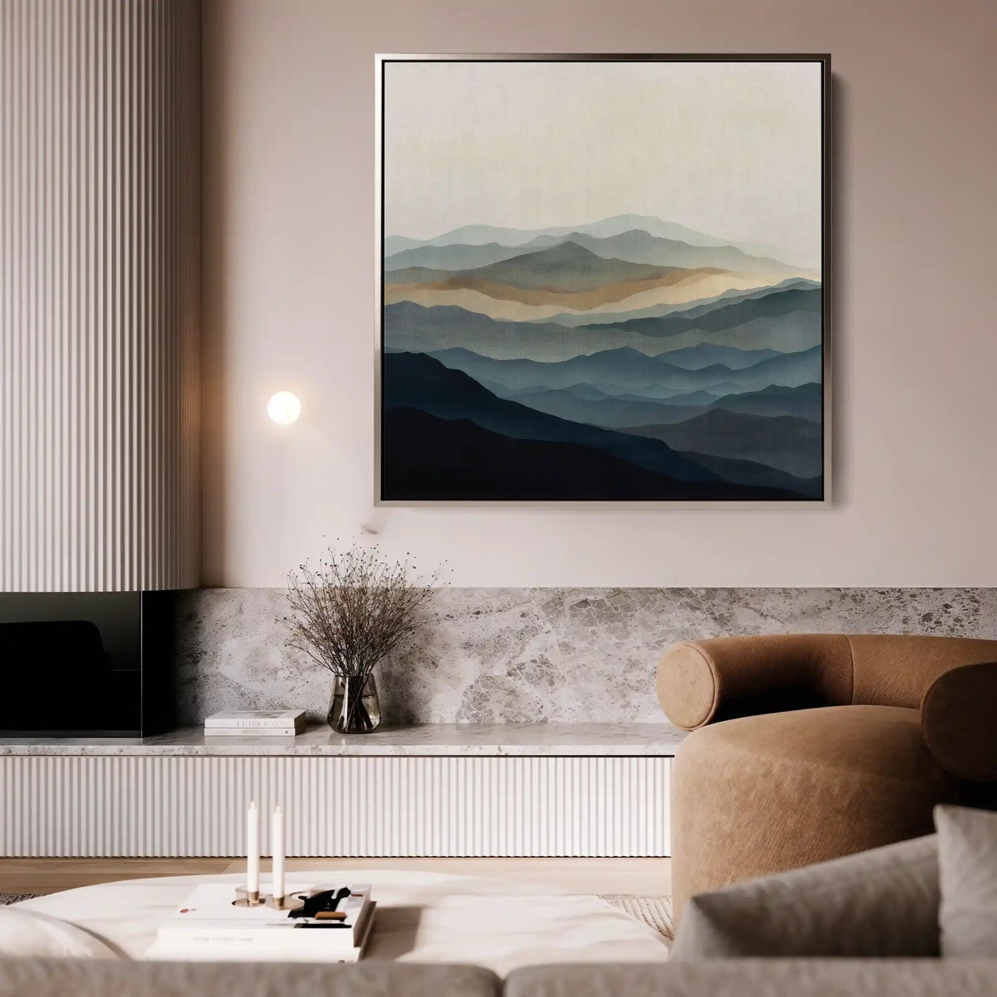 Abstract 925 Canvas Art 60 x 60 cm / Stretched on hidden frame