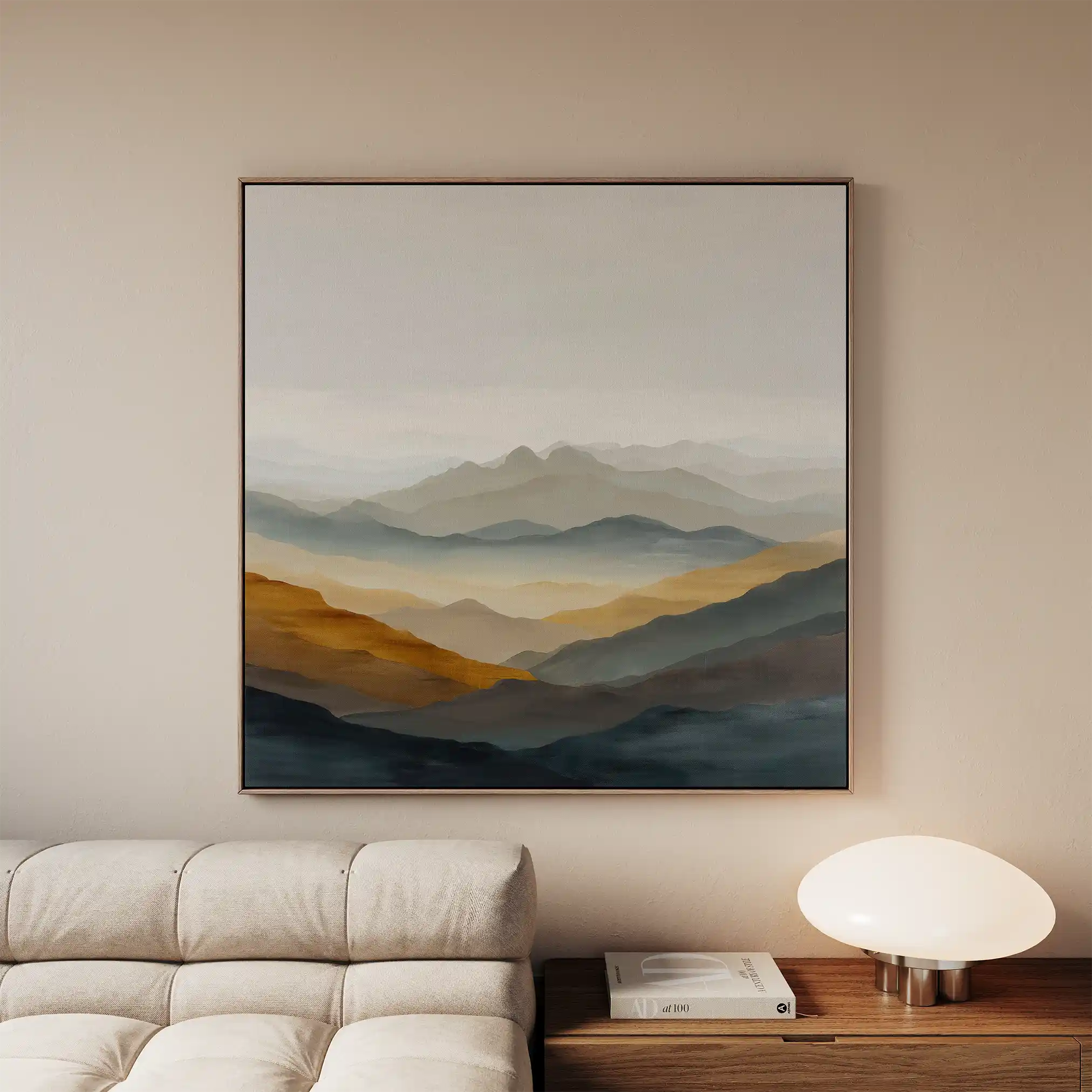 Abstract 927 Canvas Art 60 x 60 cm / Stretched on hidden frame