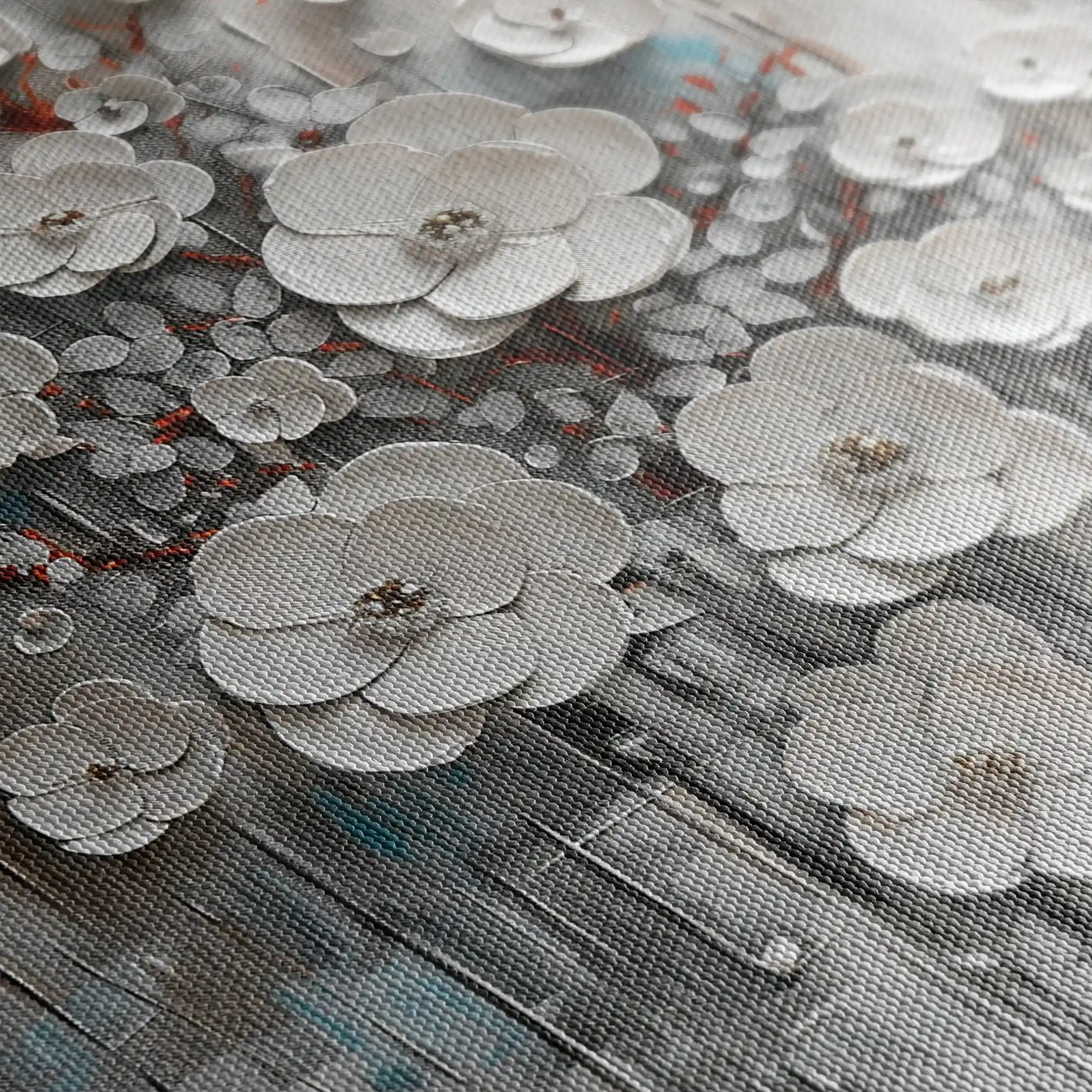 Floral Canvas Wall Art WAD927-F 90 x 60 cm / Stretched on hidden frame