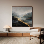 Abstract 928 Canvas Art 60 x 60 cm / Stretched on hidden frame