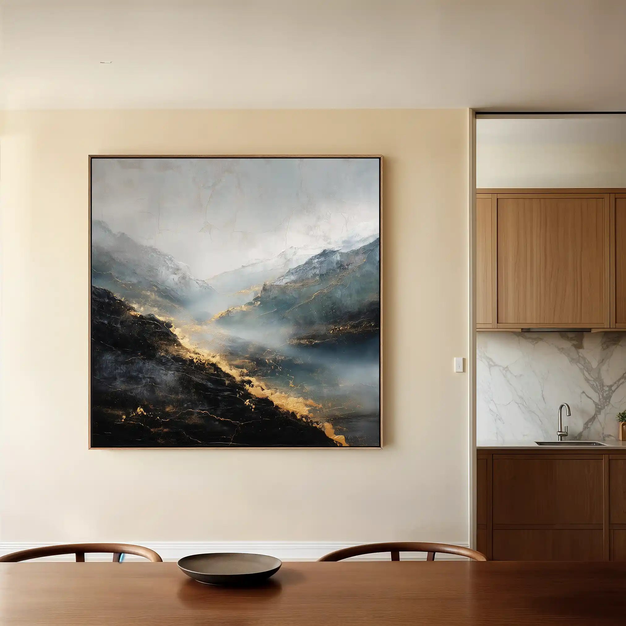 Abstract 928 Canvas Art 60 x 60 cm / Stretched on hidden frame