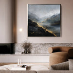 Abstract 928 Canvas Art 60 x 60 cm / Stretched on hidden frame