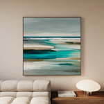 Abstract 930 Canvas Art 60 x 60 cm / Stretched on hidden frame