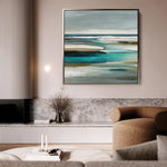 Abstract 930 Canvas Art 60 x 60 cm / Stretched on hidden frame