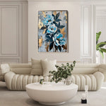 Floral Canvas Wall Art WAD930-F 90 x 60 cm / Stretched on hidden frame