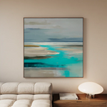 Abstract 931 Canvas Art 60 x 60 cm / Stretched on hidden frame