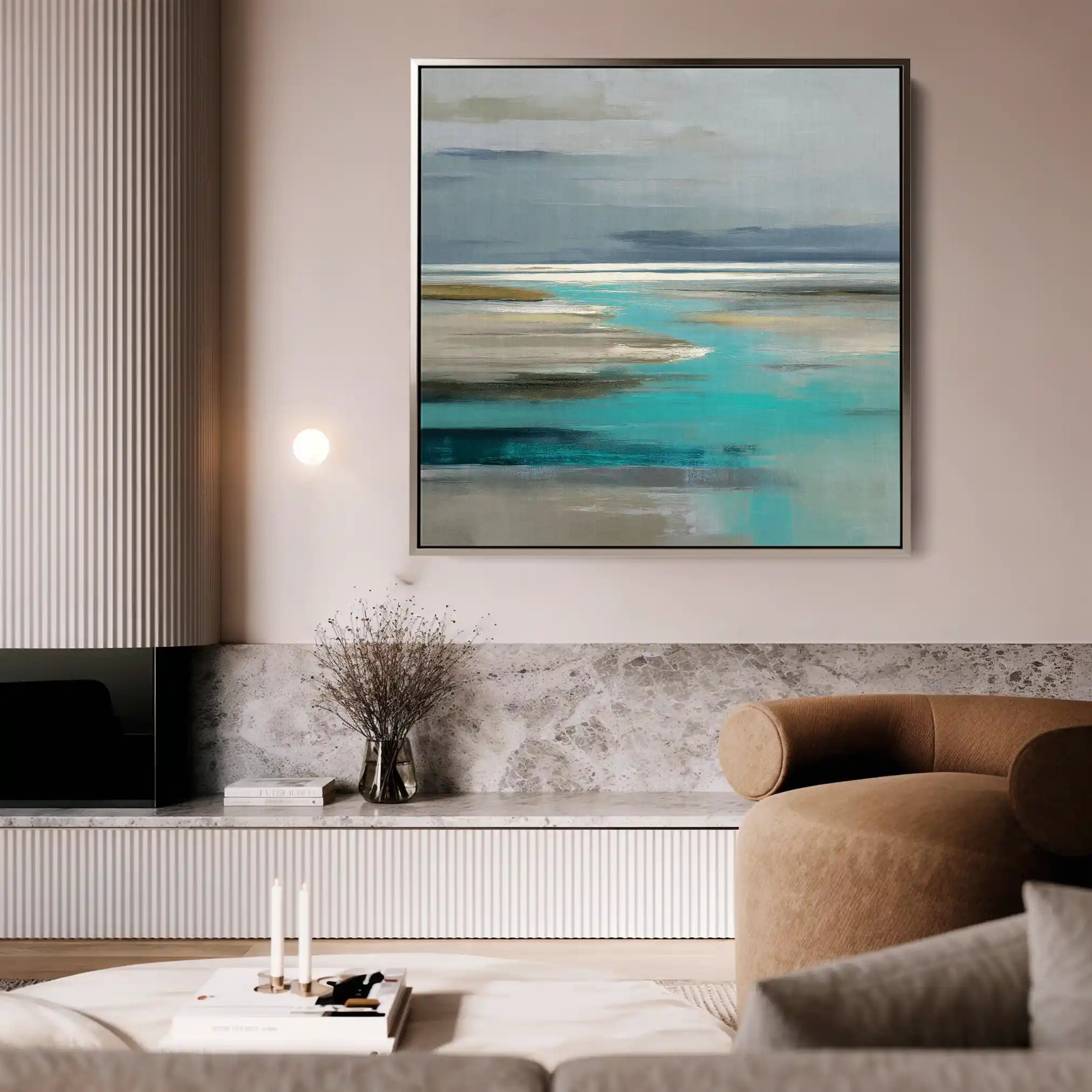 Abstract 931 Canvas Art 60 x 60 cm / Stretched on hidden frame