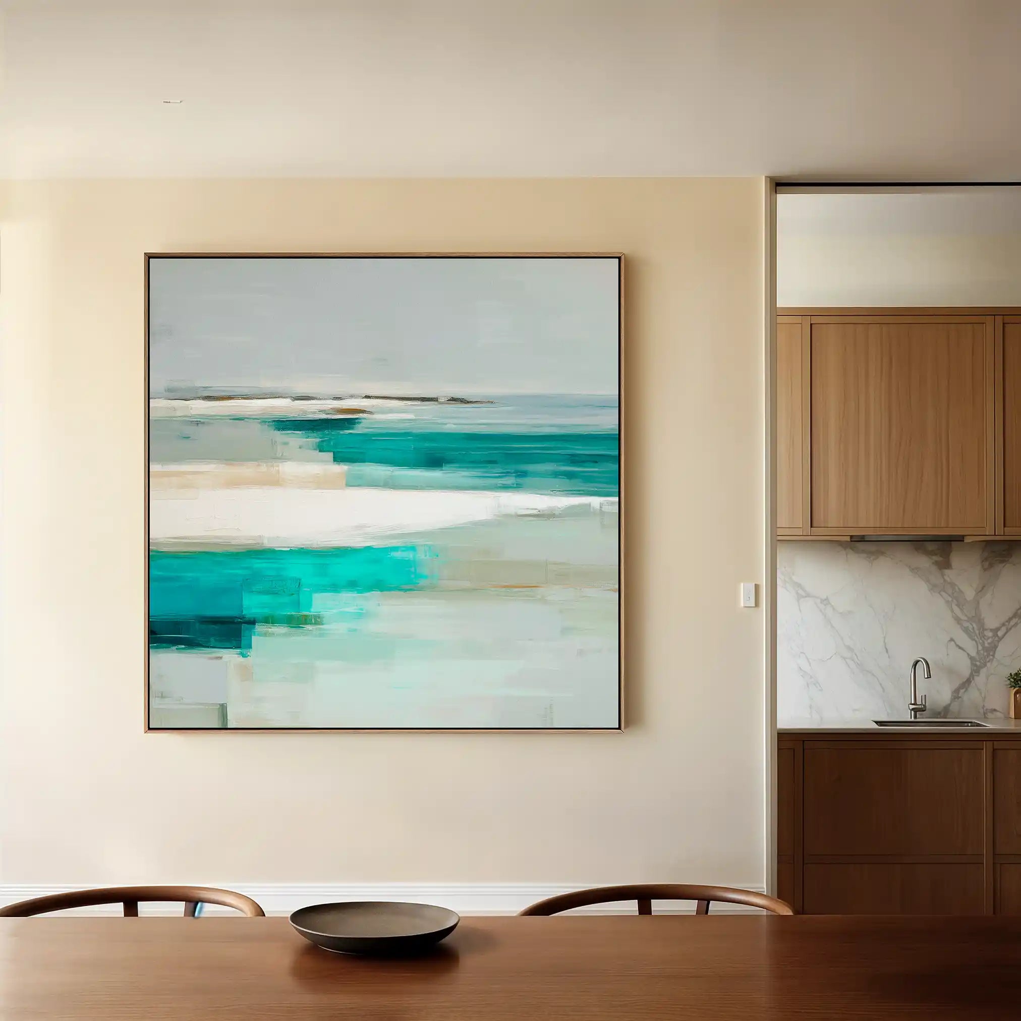 Abstract 932 Canvas Art 60 x 60 cm / Stretched on hidden frame