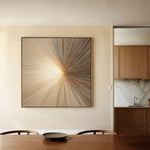 Abstract 934 Canvas Art 60 x 60 cm / Stretched on hidden frame