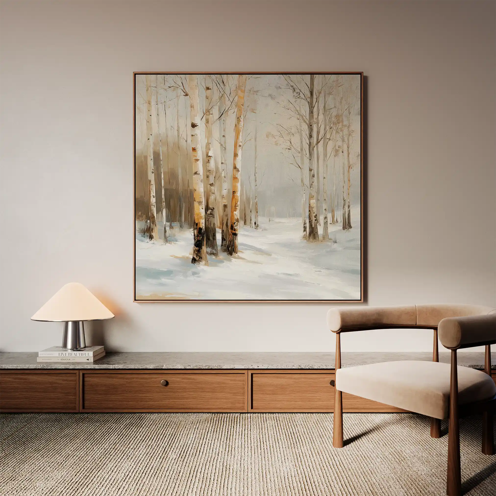 Abstract 935 Canvas Art 60 x 60 cm / Stretched on hidden frame