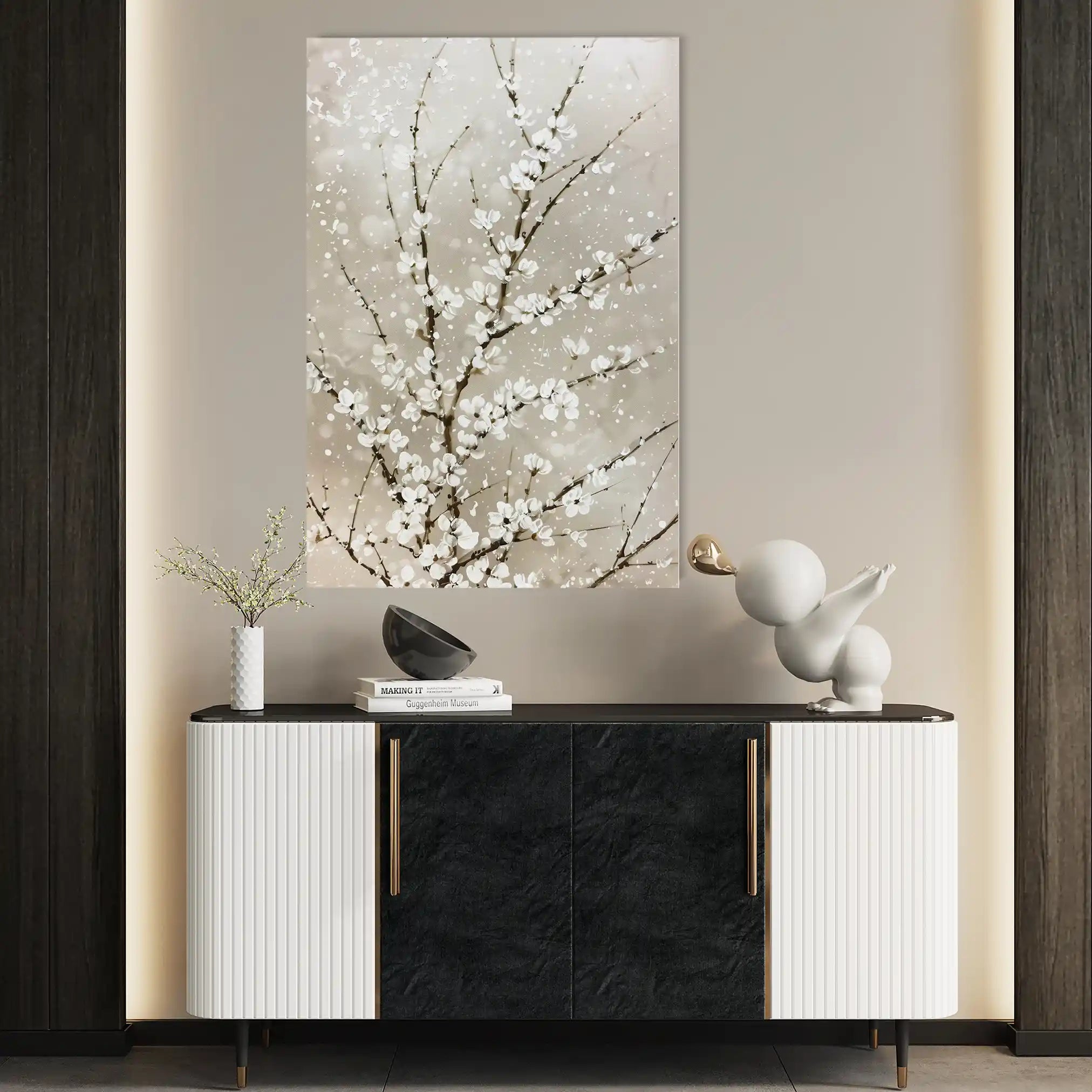 Floral Canvas Wall Art WAD935-F 90 x 60 cm / Stretched on hidden frame