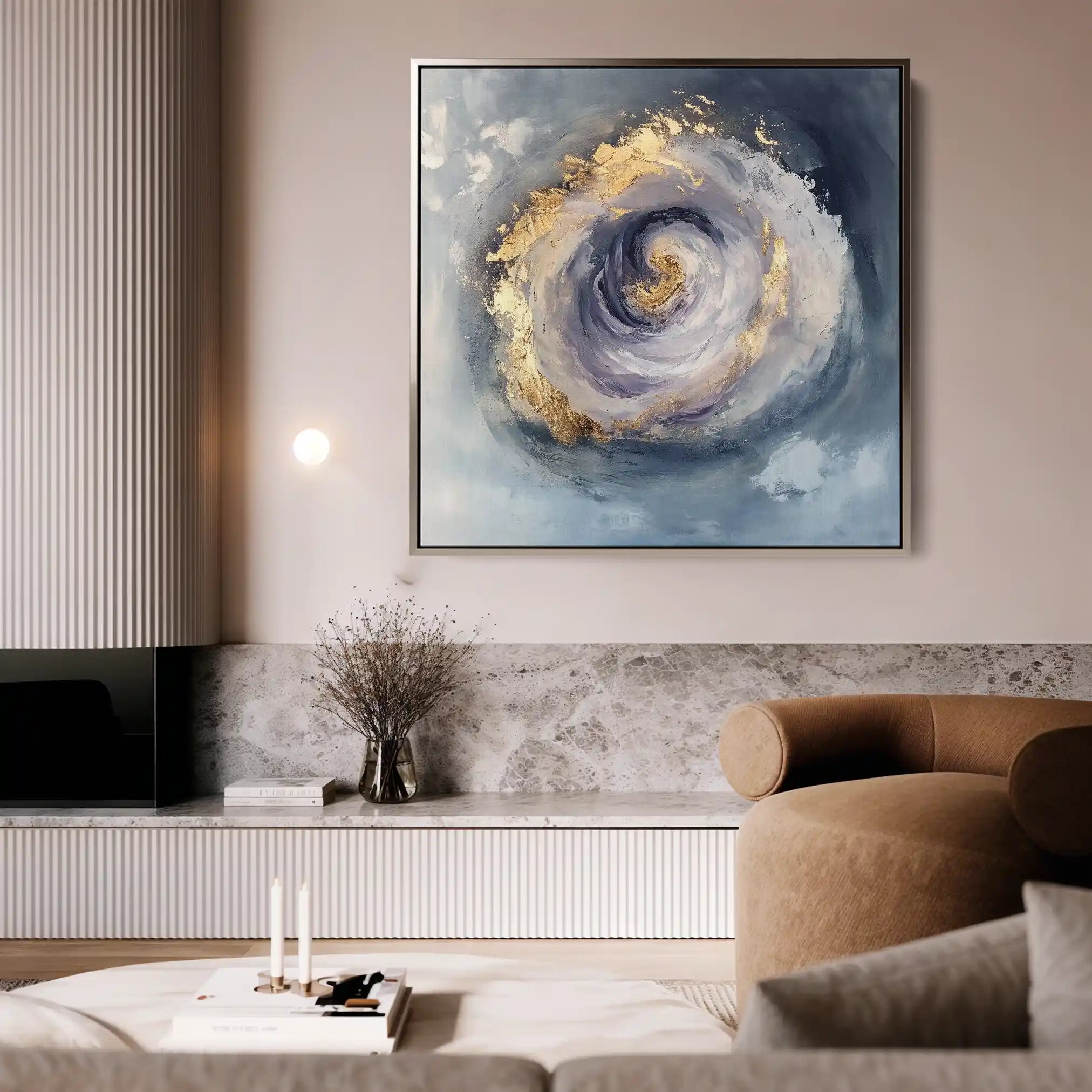 Abstract 937 Canvas Art 60 x 60 cm / Stretched on hidden frame