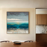 Abstract 940 Canvas Art 60 x 60 cm / Stretched on hidden frame