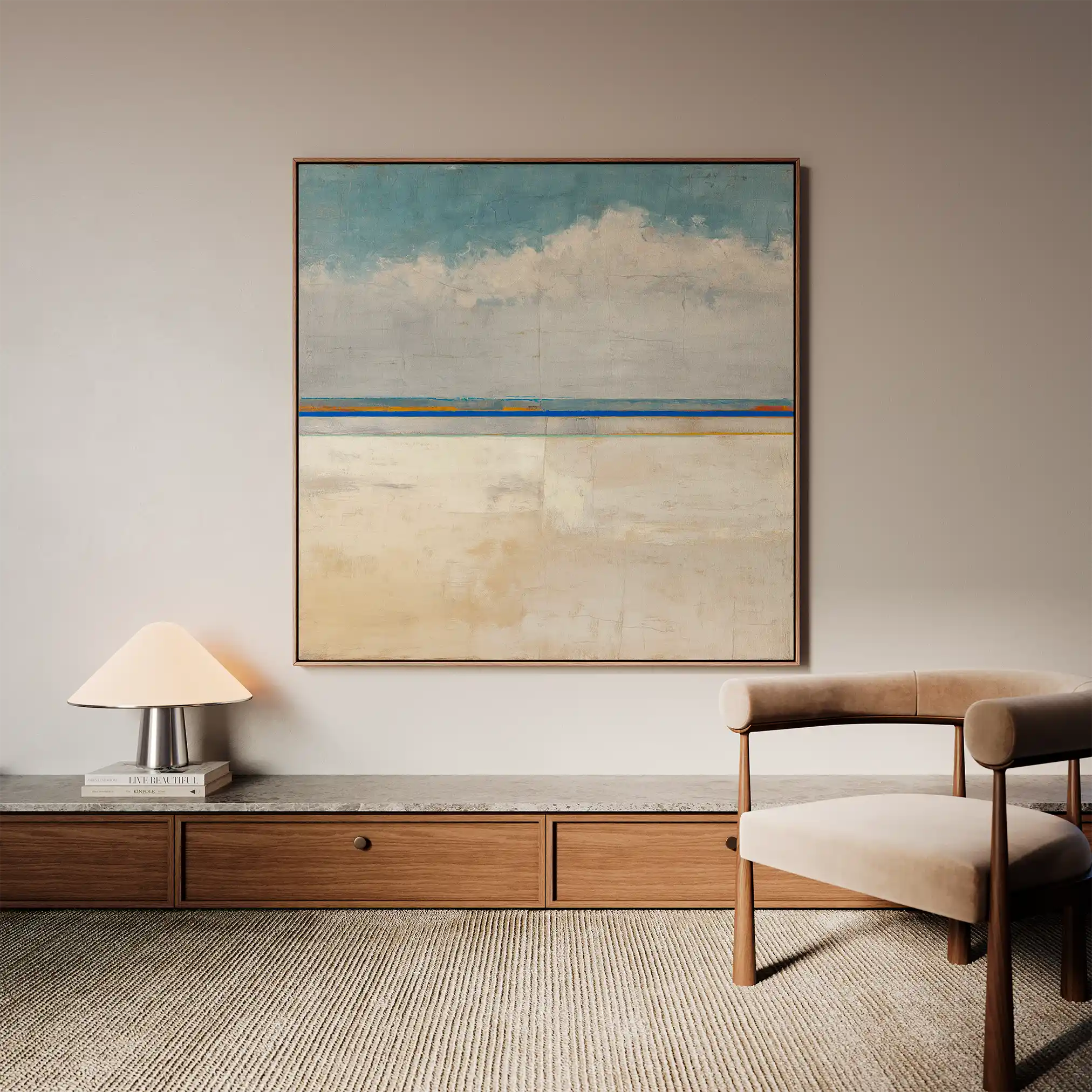 Abstract 942 Canvas Art 60 x 60 cm / Stretched on hidden frame