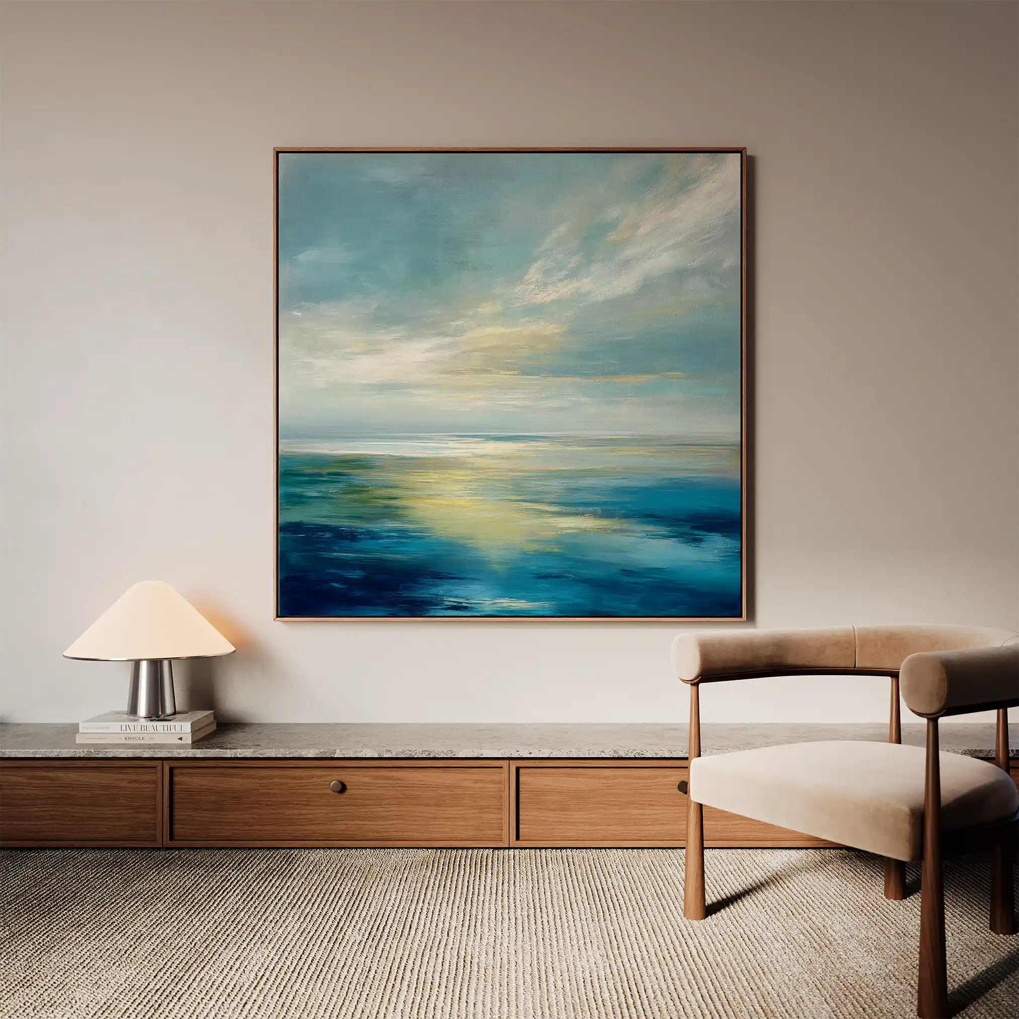Abstract 943 Canvas Art 60 x 60 cm / Stretched on hidden frame