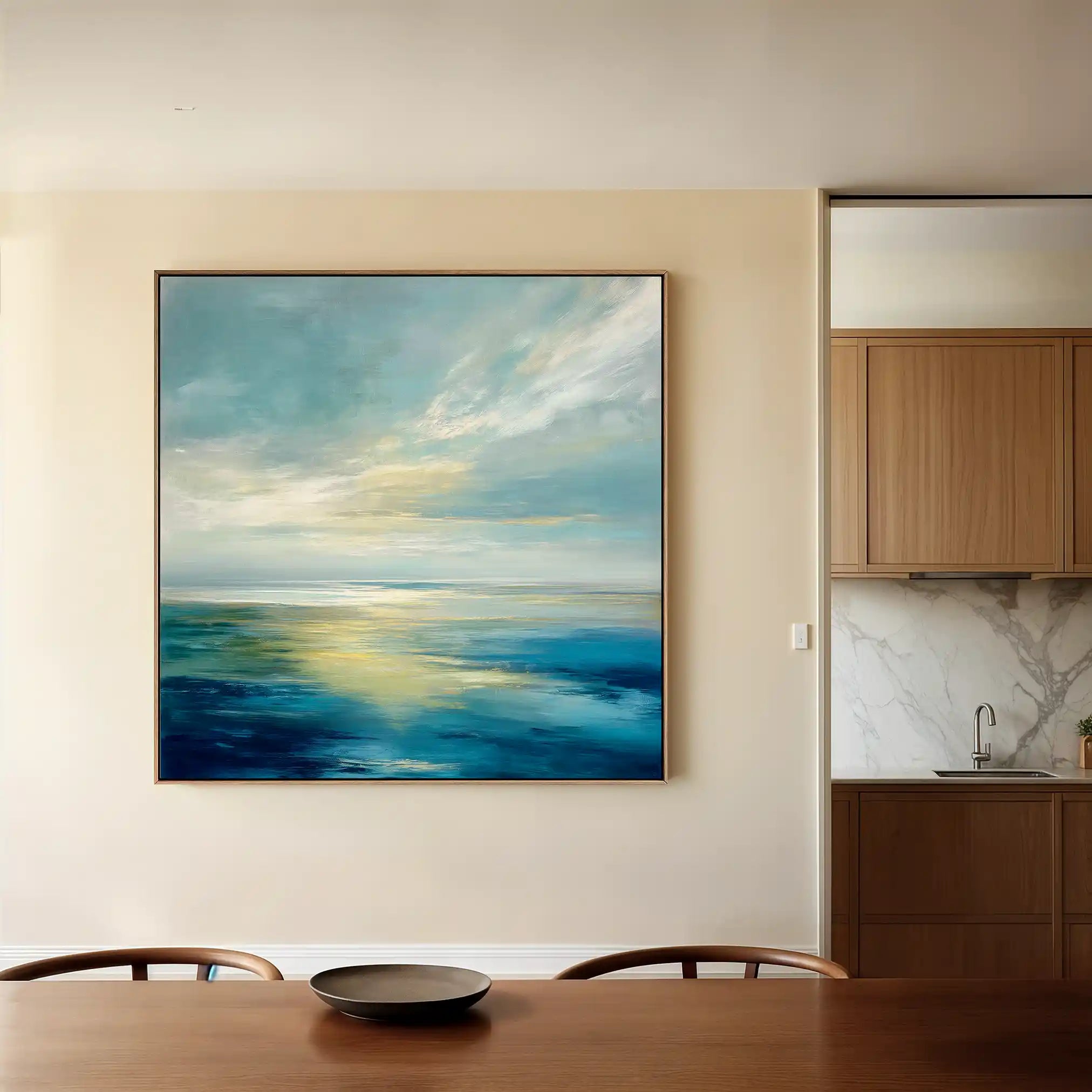 Abstract 943 Canvas Art 60 x 60 cm / Stretched on hidden frame