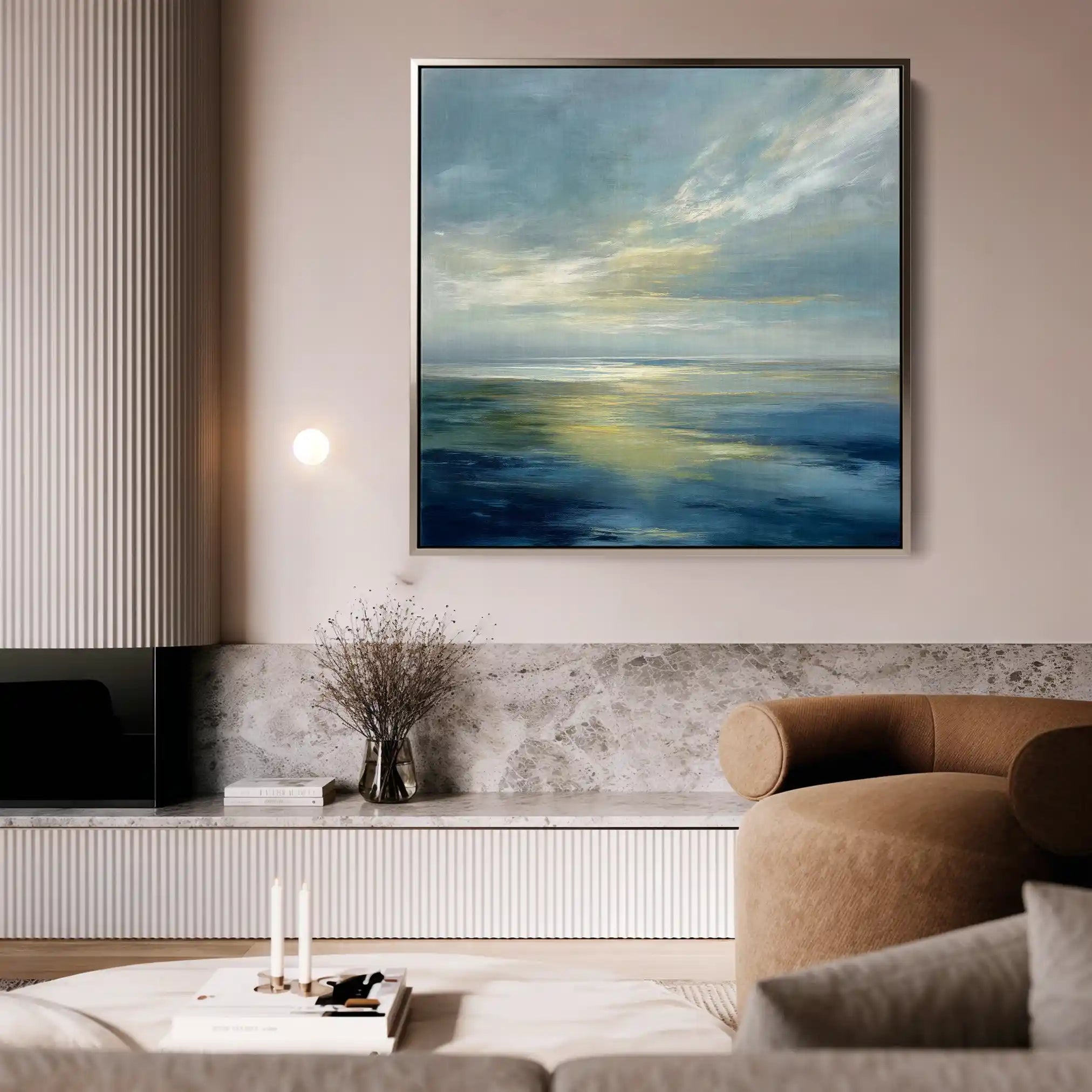 Abstract 943 Canvas Art 60 x 60 cm / Stretched on hidden frame