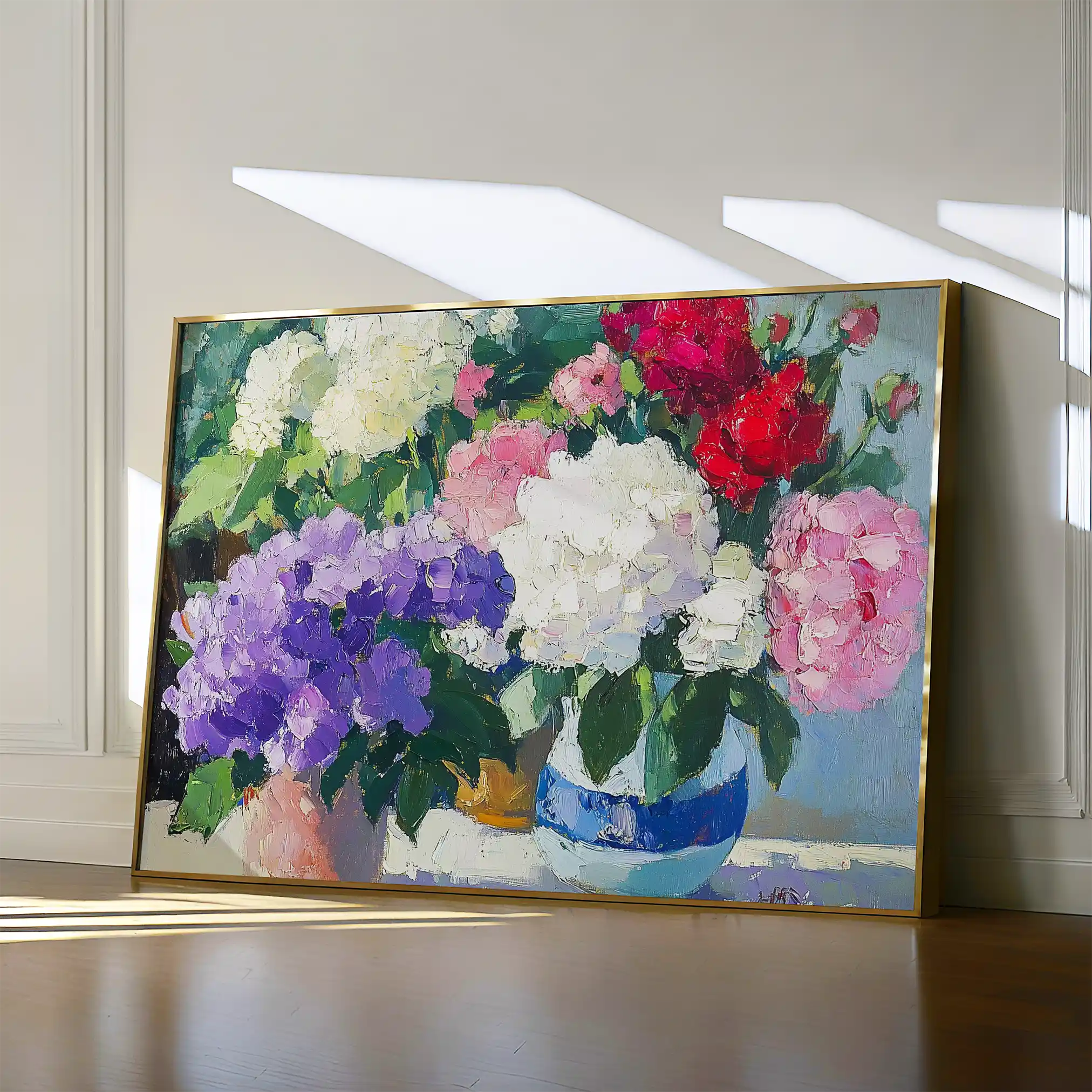 Floral Canvas Wall Art WAD943-F 90 x 60 cm / Stretched on hidden frame
