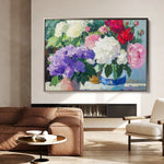 Floral Canvas Wall Art WAD943-F 90 x 60 cm / Stretched on hidden frame
