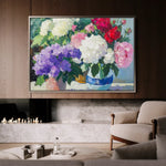 Floral Canvas Wall Art WAD943-F 90 x 60 cm / Stretched on hidden frame