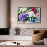 Floral Canvas Wall Art WAD943-F 90 x 60 cm / Stretched on hidden frame