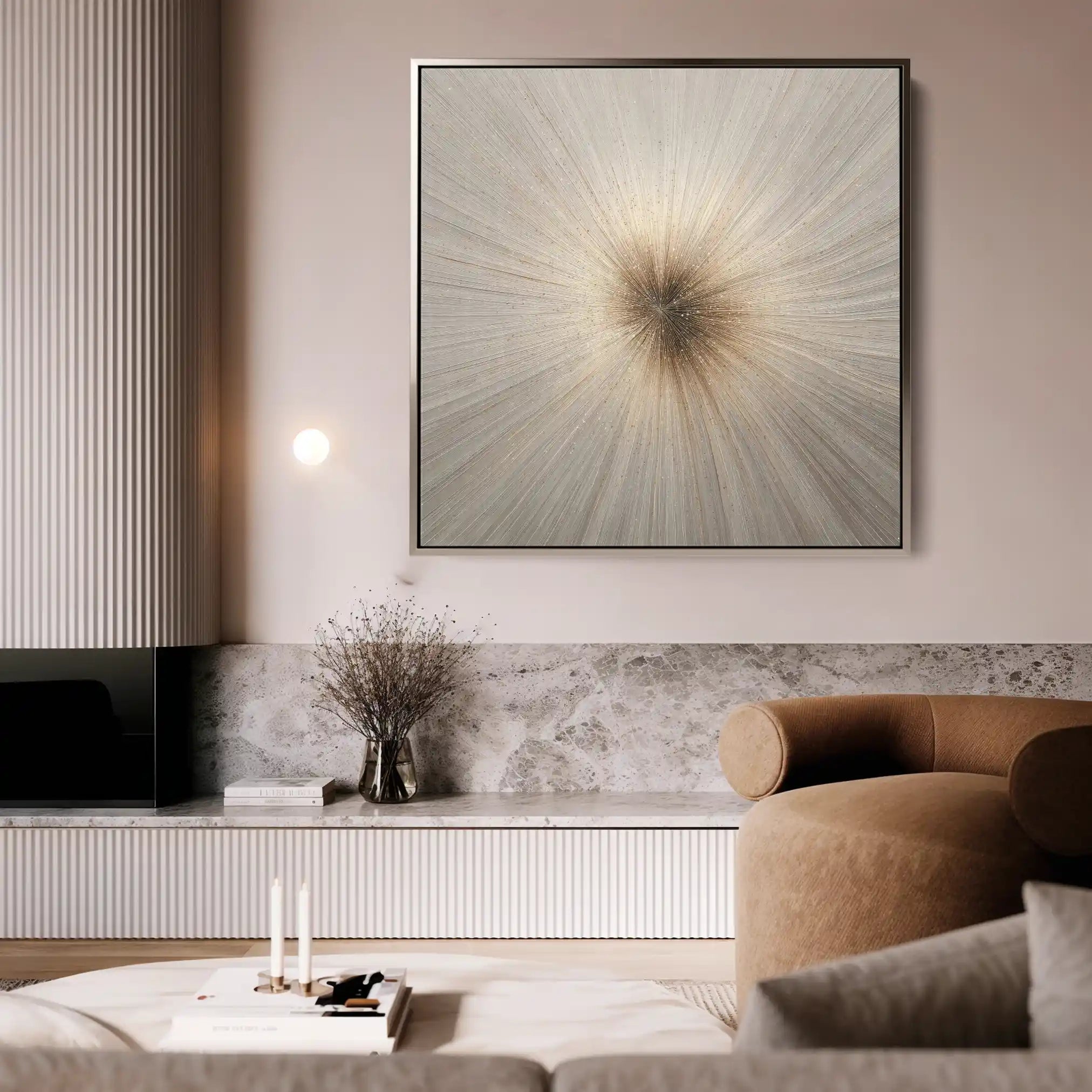 Abstract 945 Canvas Art 60 x 60 cm / Stretched on hidden frame