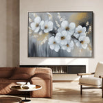 Floral Canvas Wall Art WAD945-F 90 x 60 cm / Stretched on hidden frame